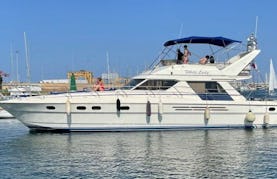 Full moon Cruise on Princess 55 Motor Yacht in Valencia, Spain