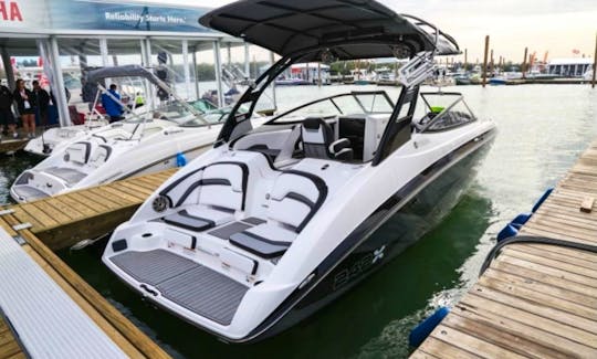 Luxury Yamaha Ski Boat(Power Sport Boat)- with Grill and Drone Lewisville Lake