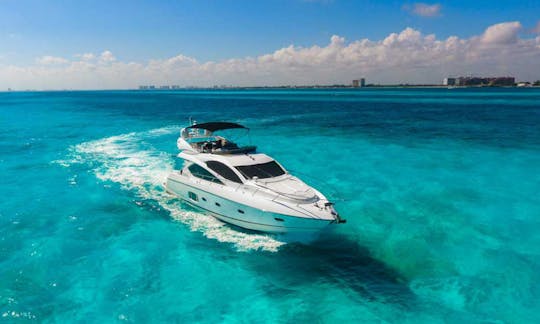 Azimut 64Ft Motor Yacht - Up To 15 Pax in Punta Sam Quintana Roo