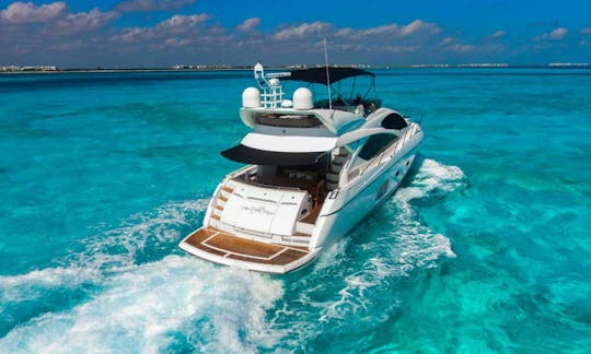Azimut 64Ft Motor Yacht - Up To 15 Pax in Punta Sam Quintana Roo