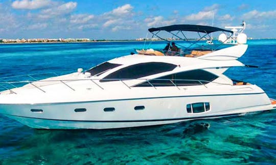 Azimut 64Ft Motor Yacht - Up To 15 Pax in Punta Sam Quintana Roo