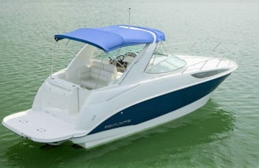 28' Cruiser Boat for Any Occasion/ Event – Party Friendly with Washroom and Sound System!!