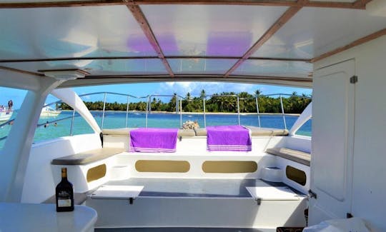 37ft Luxury Private Catamaran Charter in Punta Cana, Dominican Republic