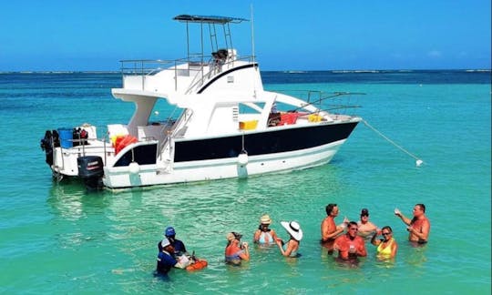 37ft Luxury Private Catamaran Charter in Punta Cana, Dominican Republic
