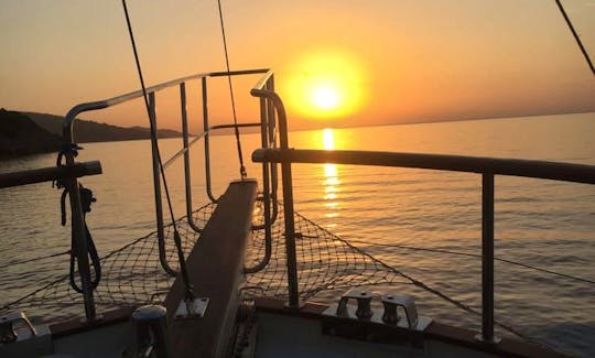 Enjoy private daily, hourly, sunset, 2-3 day tours onboard 2 cabinned gulet in Bodrum