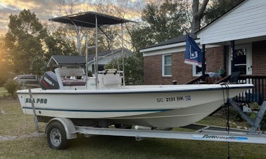 Outerbanks filming location Tours & Booze cruises with Sea Pro 1700 Center Console!