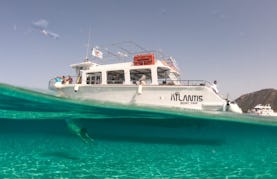 3 hour Sightseeing tour with 1 hour snorkeling time in the Blue Lagoon available 3 times a day from, Latchi harbour, Cyprus