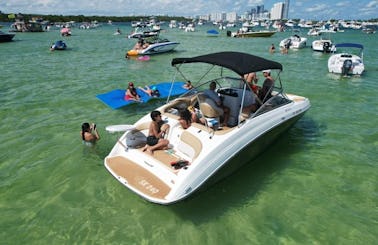 FREE HOUR BOAT - 24' Yamaha Bowrider for Charter in Miami, Florida!