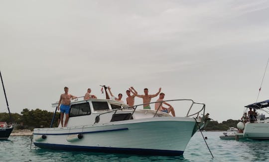 Blue Lagoon and Šolta island with a Traditional Woodenboat