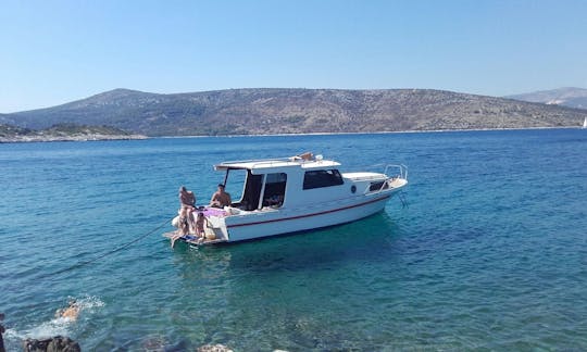 Blue Lagoon and Šolta island with a Traditional Woodenboat