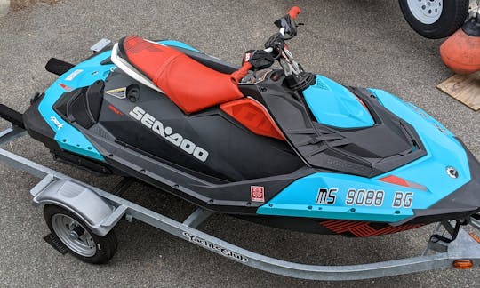 Sea-Doo Spark Trixx、マサチューセッツ州ヘーヴァリルのトレーラーに2人乗り（配達可能*）