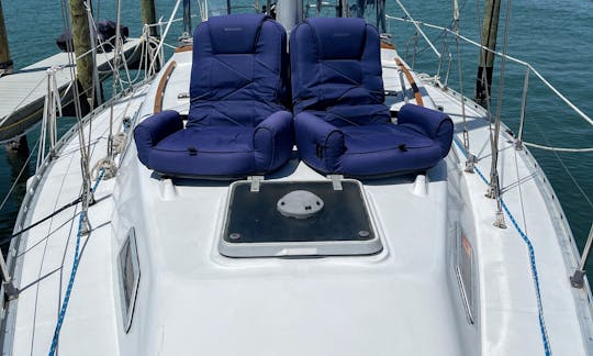 Comfortable captains chairs