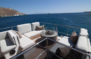 Spectacular Maiora 70 Custom -Up to 24 Guests -Mykonos-