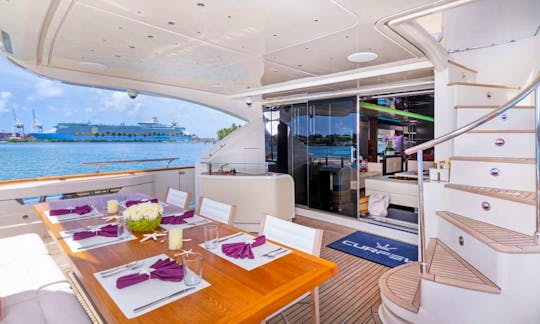 Charter the 100' Italian Luxury Superyacht w/ Jacuzzi in Miami, Florida