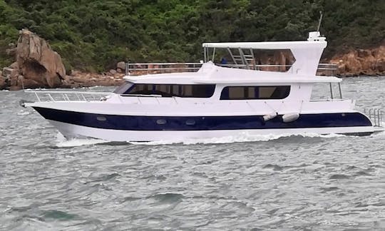 65ft Motor Cruiser for Charter in Hong Kong Island