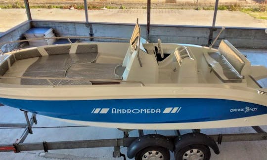 19ft Andromeda Deck Boat for rent in Milazzo, Sicilia