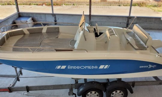 19ft Andromeda Deck Boat for rent in Milazzo, Sicilia