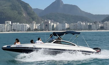 Real 24ft Powerboat for 10 people in Rio de Janeiro