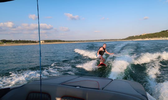 Centurion Enzo SV230, Lake Travis, Surf, Wakeboard, Tube, Lilly Pad, Devil's Cove