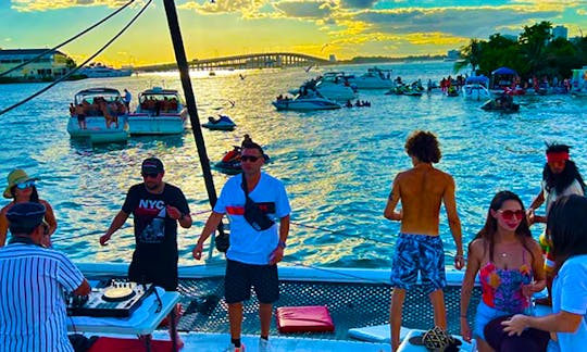 50' Cruising Catamaran for 42 People in Miami Beach
