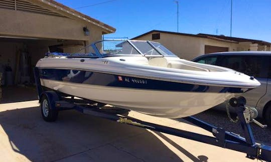 Fun and Fast Chaparral Bowrider for rent @ Bass Lake.