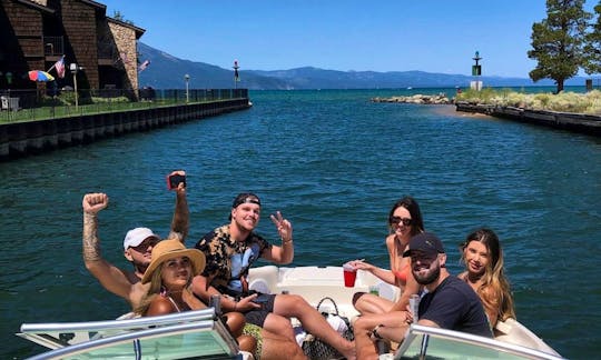 Experience Lake Tahoe from the water on our 26' Sea Ray 240 Sundeck Boat!