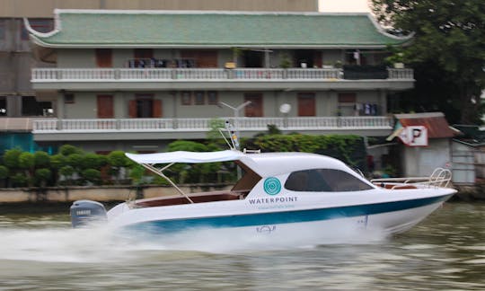 Saigon River Tour Luxury Speedboat with half cabin