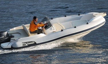 Rent our Marlin 182 RIB Motor Boat 5,55m (18 feet) 115 HP