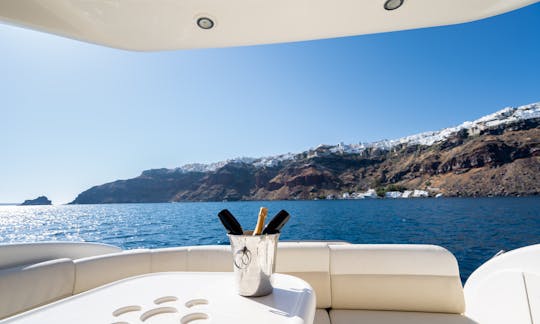 private 5 hours cruise on santorini and thirasia with lunch and dinner and more includet!  GOBBI Motor Yacht Rental in Akrotiri, Greece