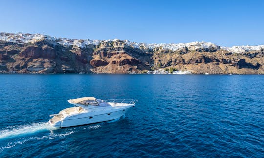 private 5 hours cruise on santorini and thirasia with lunch and dinner and more includet!  GOBBI Motor Yacht Rental in Akrotiri, Greece