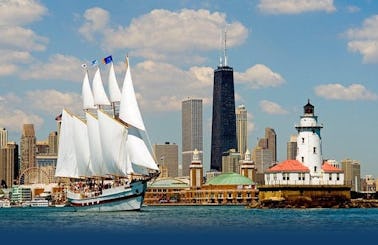 Sail Aboard 148' Tall Ship Windy - The Official Ambassador of the City of Chicago - 1pm Daily ONLY