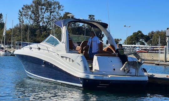 34 feet of pure luxury and fun. SeaRay Sundancer 340 Motor Yacht Rental in Marina del Rey, California