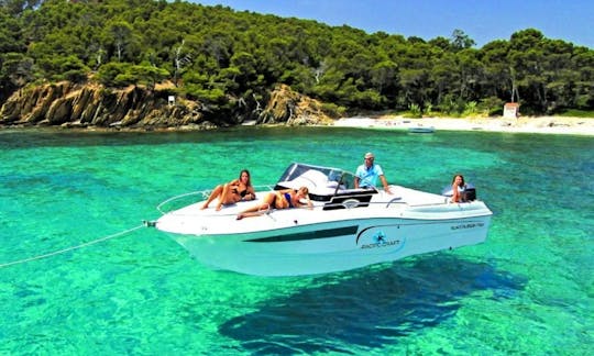 New 2022 Pacific Craft 750 Sun Cruiser Boat Rental in Palma de Mallorca! Boat license or Skipper required