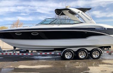 31ft Luxury Formula 310 Sun Sport located near Downtown Chicago, IL! Pricing already includes fuel and cleaning fees!