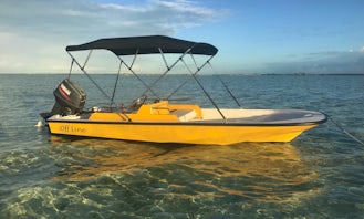 15' Boston Whaler for Rent in Long Island, Bahamas