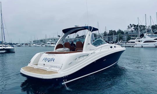 34 feet of pure luxury and fun. SeaRay Sundancer 340 Motor Yacht Rental in Marina del Rey, California