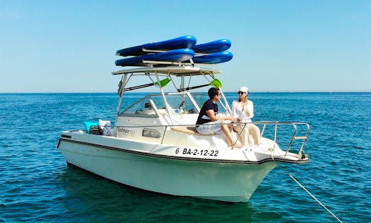 Stand Up Board boat adventure!! Rodman 790. Skipper, fuel and soft drinks includded