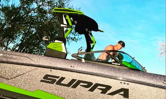 24' SUPRA SL450 Wakeboat With Surf Lessons in Loveland!!