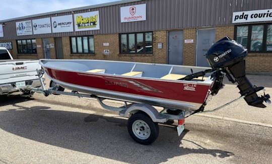 New Lund 16ft Boat tiller with 30HP Electric Start for Rent in Martensville, Canada