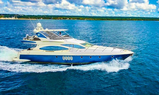 Azimut 70 Fly Bridge Luxury Cruiser Yacht for Charter