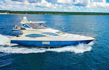 Azimut 70 Fly Bridge Luxury Cruiser Yacht for Charter