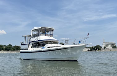 40' Luxurious Yacht with Experienced Captain for Rent in the DC!