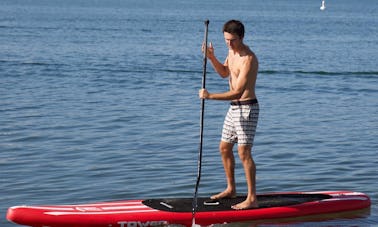 (4) Inflatable Racing Paddle Boards with speaker for Rent in North Highlands, California