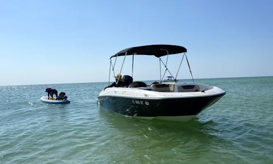 19ft Bayliner Element Deck Boat for rent in Anna Maria Island