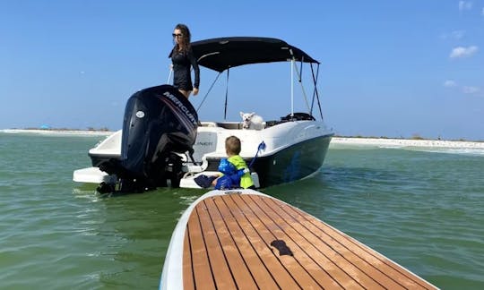 19ft Bayliner Element Deck Boat for rent in Anna Maria Island