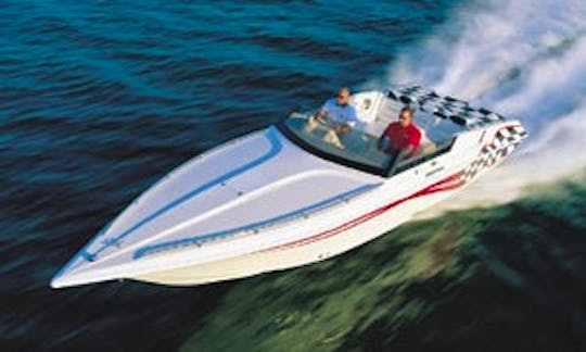29ft Fountain Fever Speedboat for rent in Chicago!