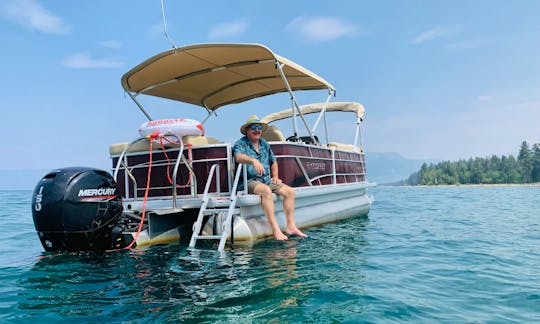 Tour Lake Tahoe in style on this brand new 24” pontoon.  The Godfrey brand is synonymous with luxury and offers everything you desire. Multi day rentals, delivery available.