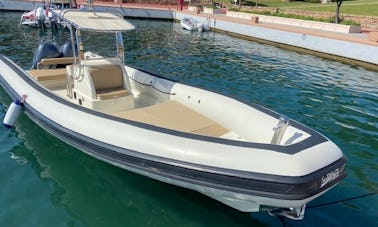 Sea Water Smeralda 300 Power Boat RIB rental in Arzachena, Italy