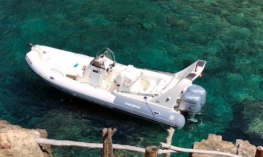 Zodiac Medline III 720 for 10 Person Available to Hire in Port de Sóller