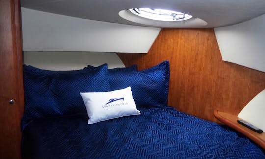 Two comfortable staterooms with its own head and shower
